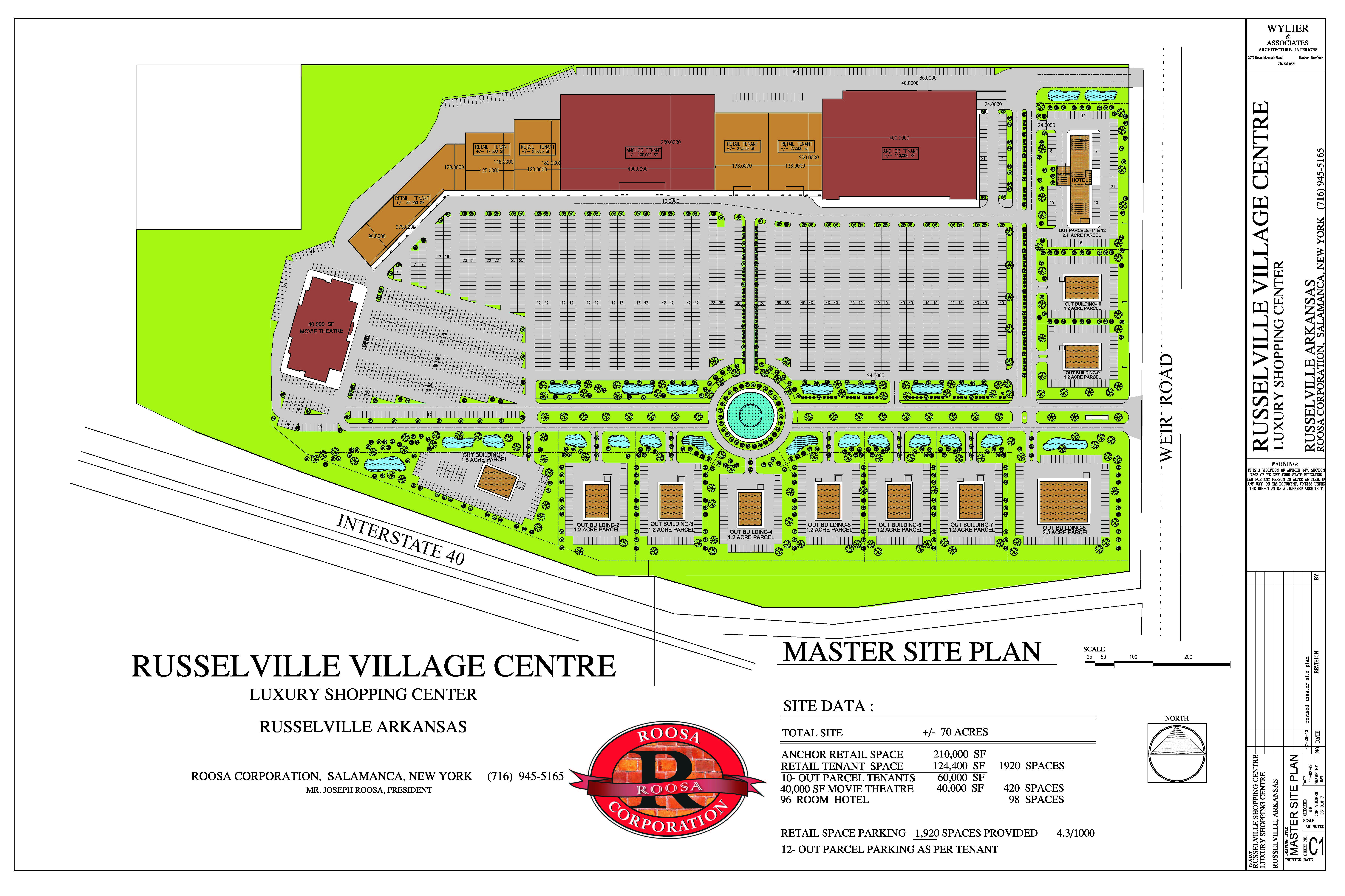 Russellville AR Site Plan